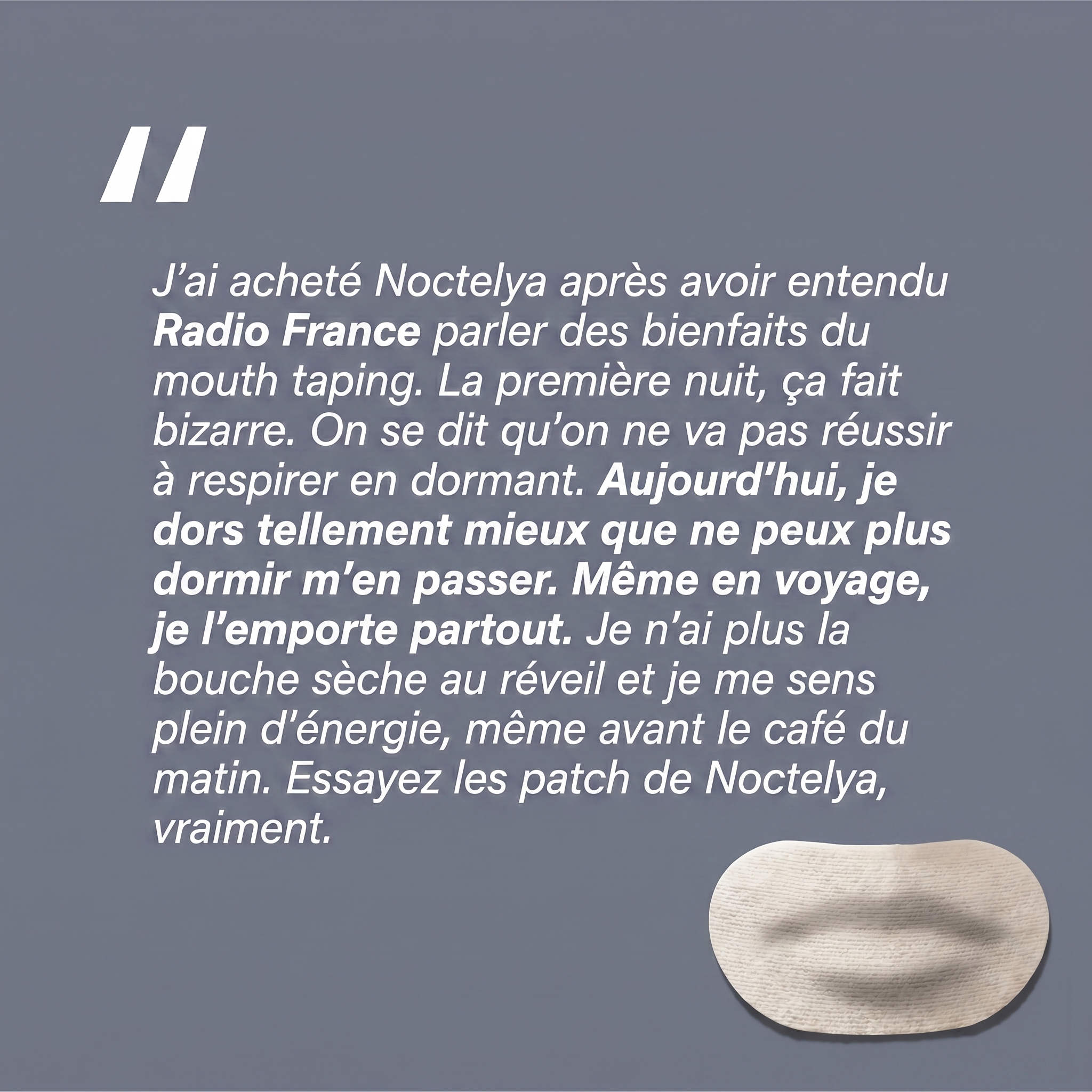 Noctelya Patch Sommeil